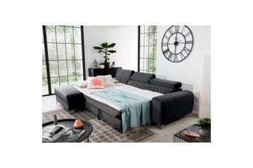 Sektionssoffa Eltap Grayson 278x205x92 cm - Nube 6, Mörkgrå, Vänster - Möbler - Soffa - Bäddsoffa - Bäddsoffa divan