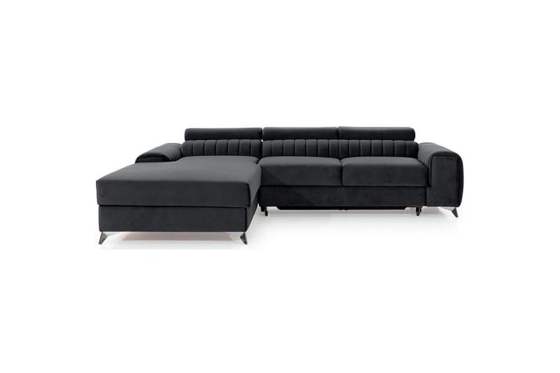 Sektionssoffa Eltap Grayson 278x205x92 cm - Nube 6, Mörkgrå, Vänster - Möbler - Soffa - Bäddsoffa - Bäddsoffa divan