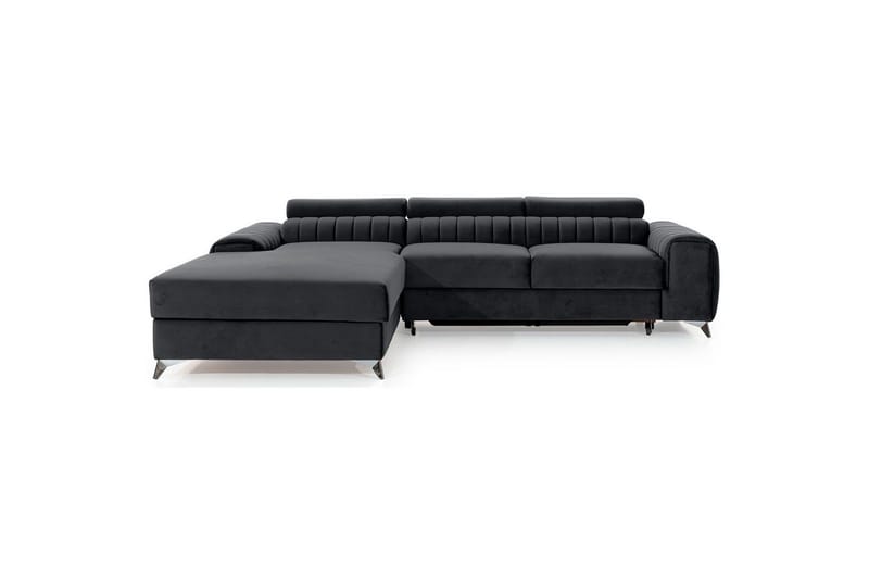Sektionssoffa Eltap Grayson 278x205x92 cm - Nube 6, Mörkgrå, Vänster - Möbler - Soffa - Bäddsoffa - Bäddsoffa divan