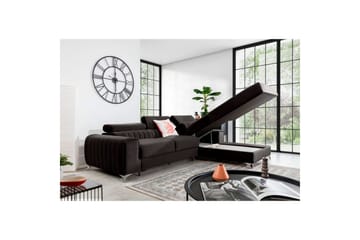Sektionssoffa Eltap Grayson 278x205x92 cm - Riviera 97, Grå, Höger - Möbler - Soffa - Bäddsoffa - Bäddsoffa divan