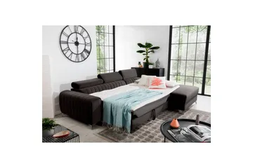 Sektionssoffa Eltap Grayson 278x205x92 cm - Riviera 97, Grå, Höger - Möbler - Soffa - Bäddsoffa - Bäddsoffa divan