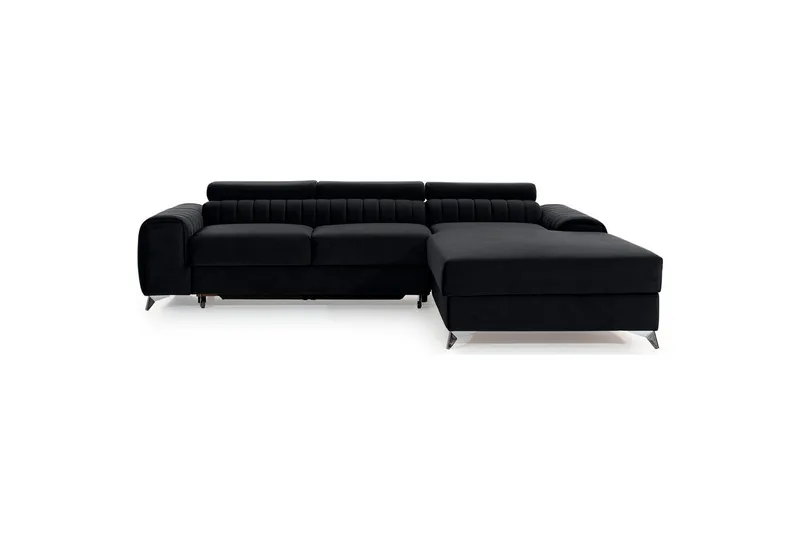 Sektionssoffa Eltap Grayson 278x205x92 cm - Riviera 97, Grå, Höger - Möbler - Soffa - Bäddsoffa - Bäddsoffa divan