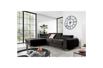 Sektionssoffa Eltap Grayson 278x205x92 cm - Riviera 97, Grå, Vänster - Möbler - Soffa - Bäddsoffa - Bäddsoffa divan