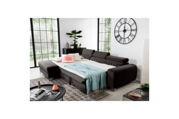 Sektionssoffa Eltap Grayson 278x205x92 cm - Riviera 97, Grå, Vänster - Möbler - Soffa - Bäddsoffa - Bäddsoffa divan