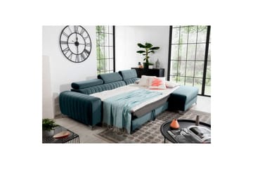 Sektionssoffa Eltap Grayson 278x205x92 cm - Velvetmat 100, Höger - Möbler - Soffa - Bäddsoffa - Bäddsoffa divan