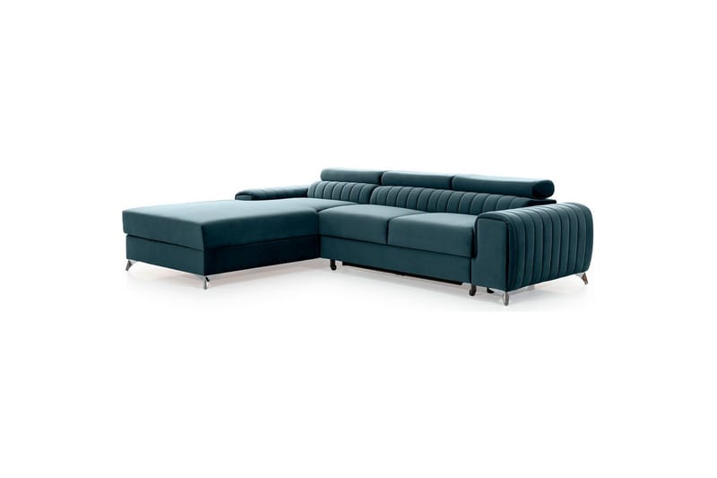 Sektionssoffa Eltap Grayson 278x205x92 cm - Velvetmat 100, Vänster - Möbler - Soffa - Bäddsoffa - Bäddsoffa divan