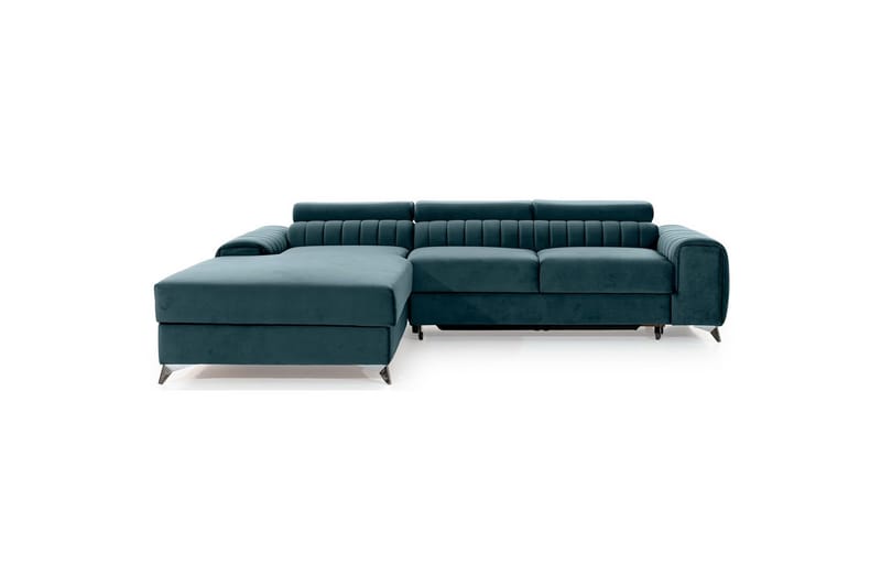 Sektionssoffa Eltap Grayson 278x205x92 cm - Velvetmat 100, Vänster - Möbler - Soffa - Bäddsoffa - Bäddsoffa divan