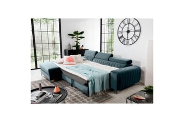 Sektionssoffa Eltap Grayson 278x205x92 cm - Velvetmat 100, Vänster - Möbler - Soffa - Bäddsoffa - Bäddsoffa divan