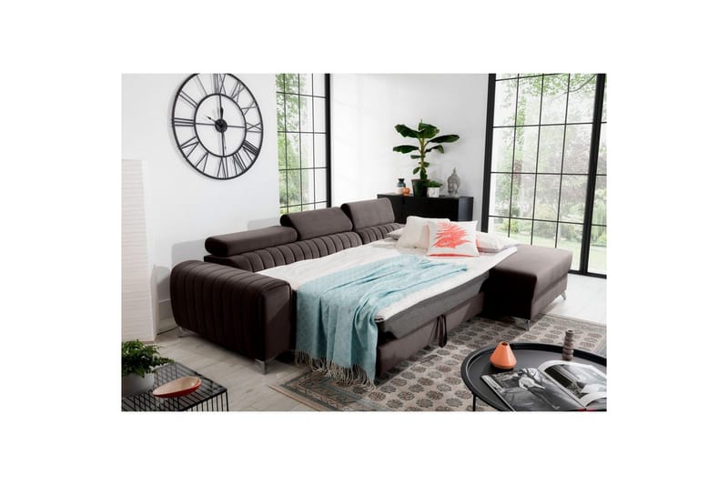 Sektionssoffa Eltap Grayson 278x205x92 cm - Velvetmat 22, Höger - Möbler - Soffa - Bäddsoffa - Bäddsoffa divan