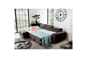 Sektionssoffa Eltap Grayson 278x205x92 cm - Velvetmat 22, Vänster - Möbler - Soffa - Bäddsoffa - Bäddsoffa divan