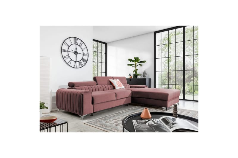 Sektionssoffa Eltap Grayson 278x205x92 cm - Velvetmat 24, Höger - Möbler - Soffa - Bäddsoffa - Bäddsoffa divan