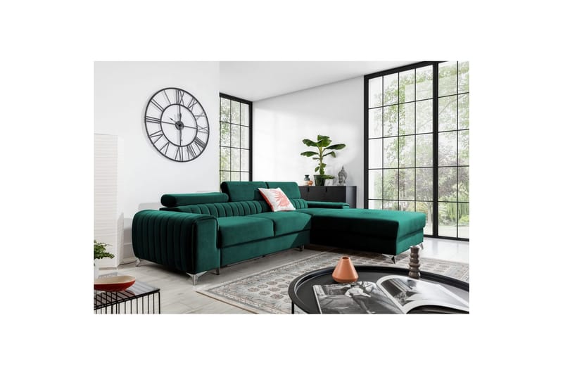 Sektionssoffa Eltap Grayson 278x205x92 cm - Velvetmat 38, Höger - Möbler - Soffa - Bäddsoffa - Bäddsoffa divan