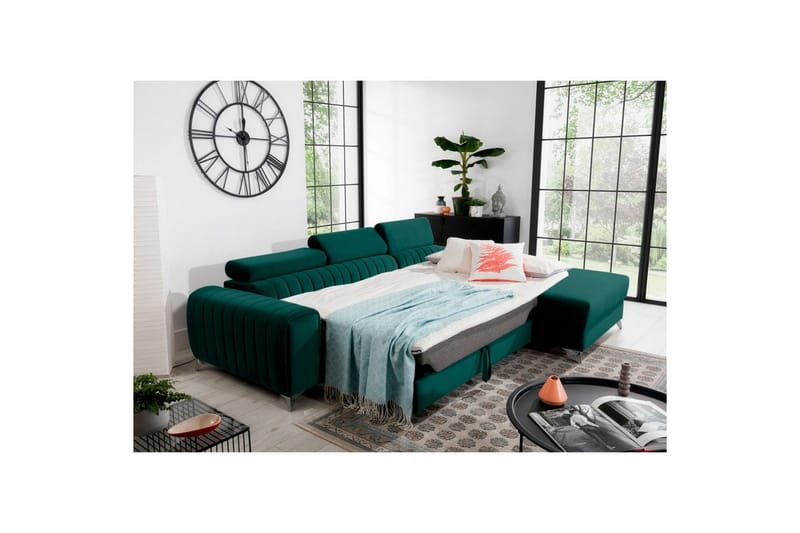 Sektionssoffa Eltap Grayson 278x205x92 cm - Velvetmat 38, Höger - Möbler - Soffa - Bäddsoffa - Bäddsoffa divan
