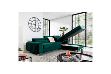 Sektionssoffa Eltap Grayson 278x205x92 cm - Velvetmat 38, Höger - Möbler - Soffa - Bäddsoffa - Bäddsoffa divan