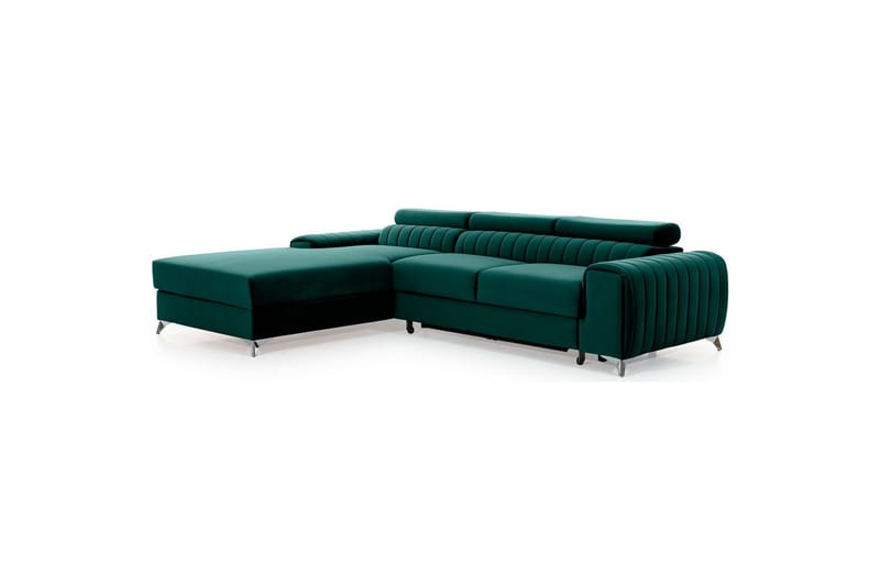 Sektionssoffa Eltap Grayson 278x205x92 cm - Velvetmat 38, Vänster - Möbler - Soffa - Bäddsoffa - Bäddsoffa divan