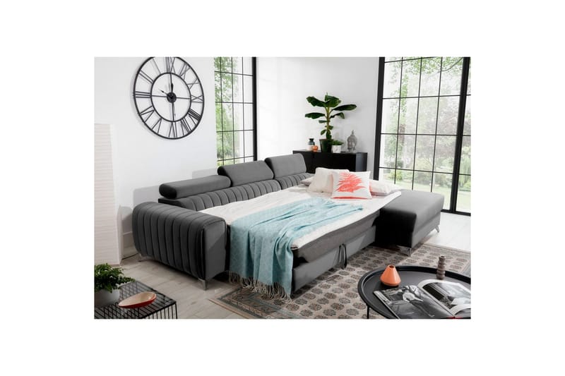 Sektionssoffa Eltap Grayson 278x205x92 cm - Velvetmat 4, Höger - Möbler - Soffa - Bäddsoffa - Bäddsoffa divan