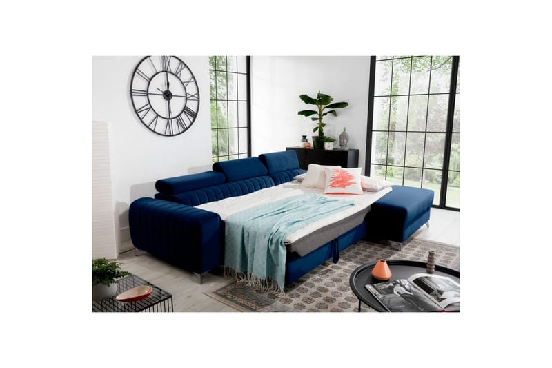 Sektionssoffa Eltap Grayson 278x205x92 cm - Velvetmat 40, Höger - Möbler - Soffa - Bäddsoffa - Bäddsoffa divan