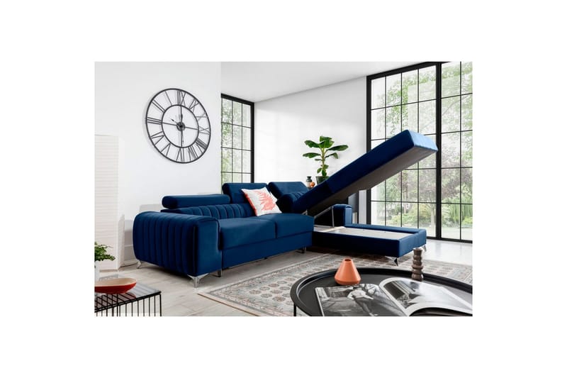 Sektionssoffa Eltap Grayson 278x205x92 cm - Velvetmat 40, Höger - Möbler - Soffa - Bäddsoffa - Bäddsoffa divan
