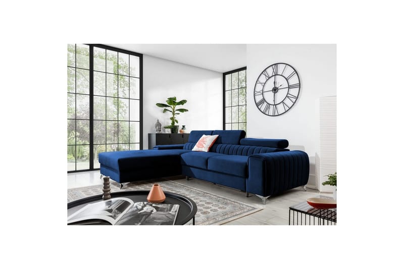 Sektionssoffa Eltap Grayson 278x205x92 cm - Velvetmat 40, Vänster - Möbler - Soffa - Bäddsoffa - Bäddsoffa divan