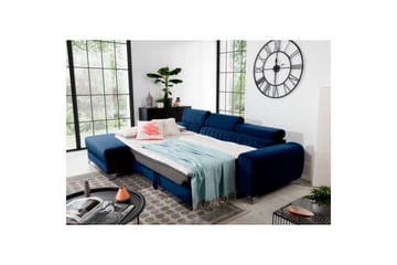 Sektionssoffa Eltap Grayson 278x205x92 cm - Velvetmat 40, Vänster - Möbler - Soffa - Bäddsoffa - Bäddsoffa divan