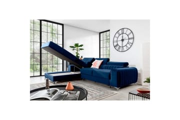 Sektionssoffa Eltap Grayson 278x205x92 cm - Velvetmat 40, Vänster - Möbler - Soffa - Bäddsoffa - Bäddsoffa divan