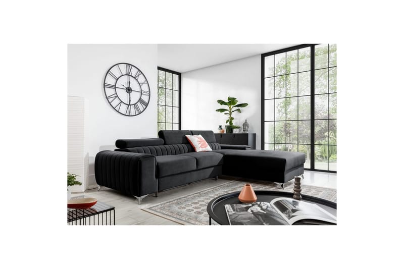 Sektionssoffa Eltap Grayson 278x205x92 cm - Velvetmat 6, Höger - Möbler - Soffa - Bäddsoffa - Bäddsoffa divan