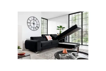 Sektionssoffa Eltap Grayson 278x205x92 cm - Velvetmat 6, Höger - Möbler - Soffa - Bäddsoffa - Bäddsoffa divan
