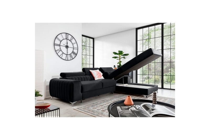 Sektionssoffa Eltap Grayson 278x205x92 cm - Velvetmat 6, Höger - Möbler - Soffa - Bäddsoffa - Bäddsoffa divan