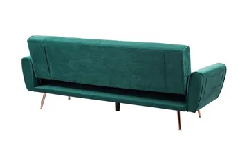 Selnes Bädsoffa 212 cm - Grön - Möbler - Soffa - Bäddsoffa - Bäddsoffa längsbäddad