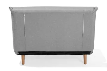 Setten 1-sits Rektangulär Längsbäddad Bäddsoffa 104x172 cm i Tyg - Grå - Möbler - Soffa - Bäddsoffa - Bäddsoffa längsbäddad