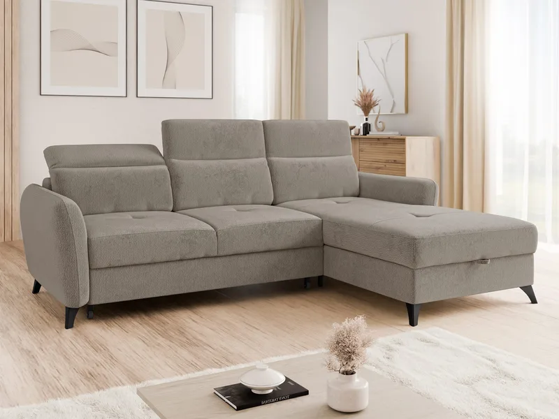 Sies 3-sits Bäddsoffa divan höger med förvaring - Möbler - Soffa - Bäddsoffa - Bäddsoffa divan