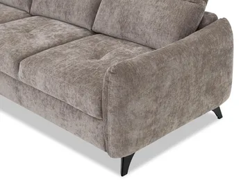 Sies 3-sits Bäddsoffa divan vänster med förvaring - brun - Möbler - Soffa - Bäddsoffa - Hörnbäddsoffa
