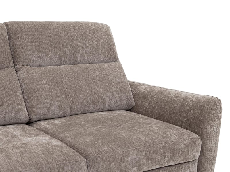 Sies 3-sits Bäddsoffa divan vänster med förvaring - brun - Möbler - Soffa - Bäddsoffa - Hörnbäddsoffa