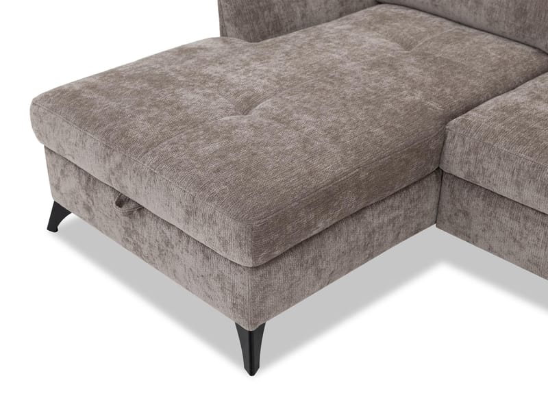Sies 3-sits Bäddsoffa divan vänster med förvaring - Möbler - Soffa - Bäddsoffa - Hörnbäddsoffa