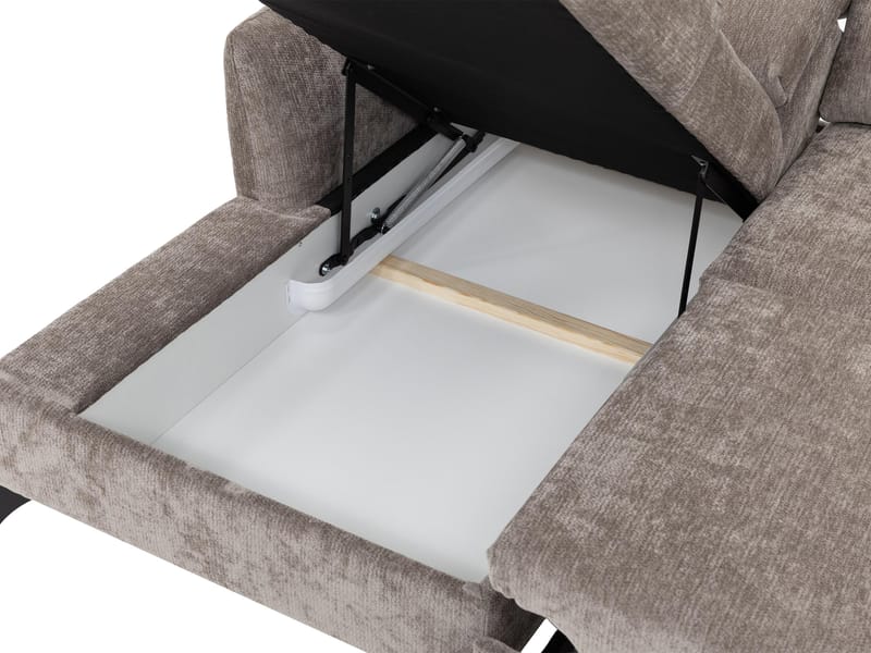 Sies 3-sits Bäddsoffa divan vänster med förvaring - Möbler - Soffa - Bäddsoffa - Hörnbäddsoffa