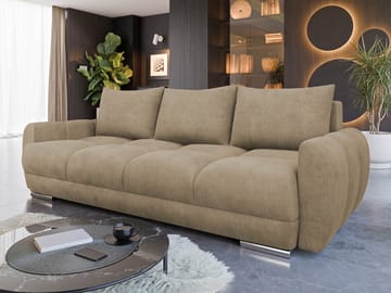 Simerly 3-sits Soffa - beige - Möbler - Soffa - Bäddsoffa - 3 sits bäddsoffa