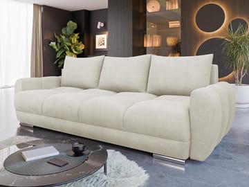Simerly 3-sits Soffa - beige - Möbler - Soffa - Bäddsoffa - 3 sits bäddsoffa