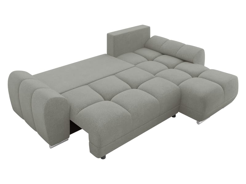 Simerly 4-sits Bäddsoffa divan vänster med förvaring - Brun - Möbler - Soffa - Bäddsoffa - Hörnbäddsoffa