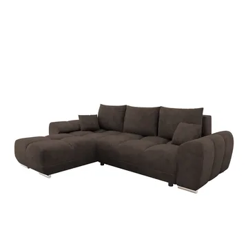 Simerly 4-sits Bäddsoffa divan vänster med förvaring