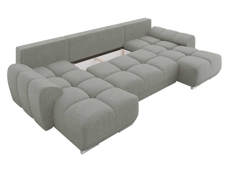 Simerly U-formad 5-sits Bäddsoffa med förvaring - brun - Möbler - Soffa - Bäddsoffa - Hörnbäddsoffa