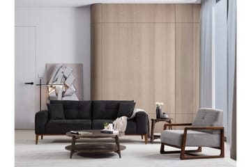 Sinor Bäddsoffa 4-sits - Antracit - Möbler - Soffa - Bäddsoffa - 4 sits bäddsoffa