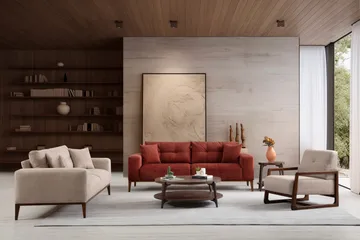 Sinor Bäddsoffa 4-sits - Beige - Möbler - Soffa - Bäddsoffa - 4 sits bäddsoffa