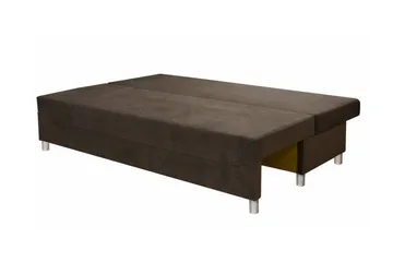 Skatteg Bäddsoffa med Sittpuff - Svart|Grå - Möbler - Soffa - Bäddsoffa - Bäddsoffa längsbäddad
