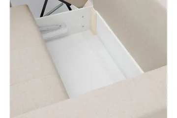 Smolmark Bäddsoffa med Divan 3-sits - Beige - Möbler - Soffa - Bäddsoffa - Bäddsoffa divan