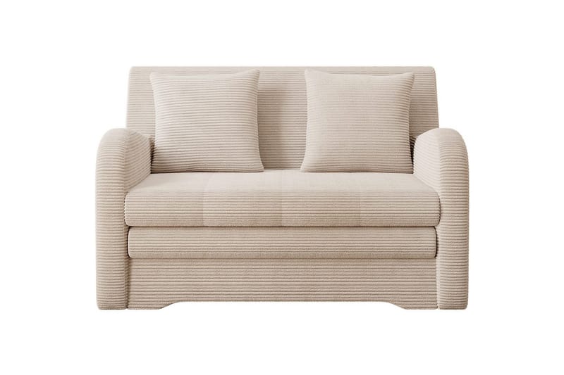Soffa Eltap Ario 130x85x103 cm - Jarell 18, Ljusbeige - Möbler - Soffa - Bäddsoffa - 2 sits bäddsoffa