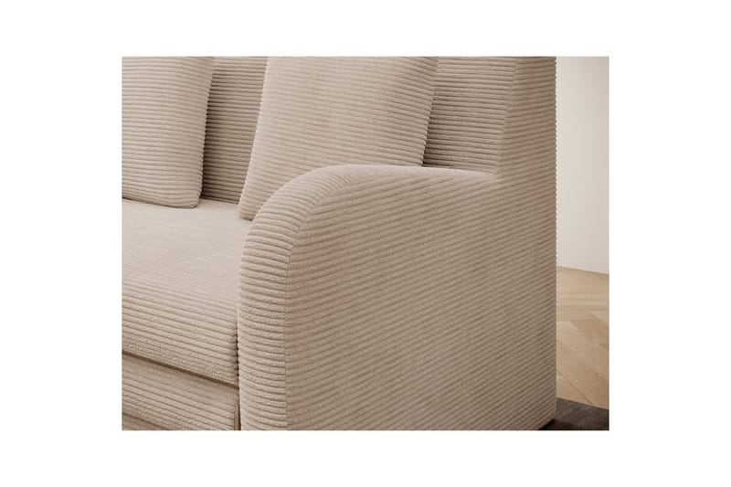 Soffa Eltap Ario 130x85x103 cm - Jarell 18, Ljusbeige - Möbler - Soffa - Bäddsoffa - 2 sits bäddsoffa