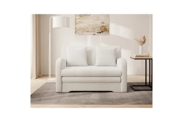 Soffa Eltap Ario 130x85x103 cm - Royal 01, Vit - Möbler - Soffa - Bäddsoffa - 2 sits bäddsoffa