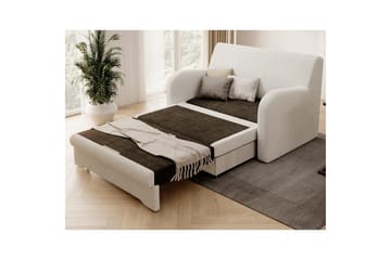 Soffa Eltap Ario 130x85x103 cm - Royal 01, Vit - Möbler - Soffa - Bäddsoffa - 2 sits bäddsoffa