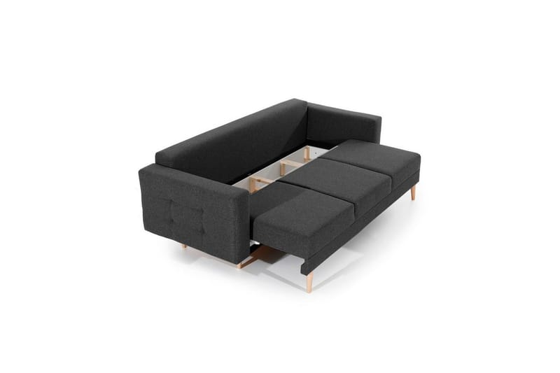 Soffa Eltap Asgard 233x93x92 cm - Sawana 05, Grå - Möbler - Soffa - Bäddsoffa - 3 sits bäddsoffa