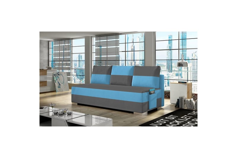 Soffa Eltap Atila 200x83x92 cm, Alova 36, Alova 29, Grå, Blå